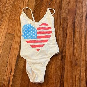 Wildfox American Flag One Piece